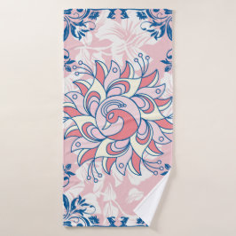 Conjunto De Toalhas Floral Rangoli Design, Bright Life