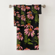 floral rosa e preto
