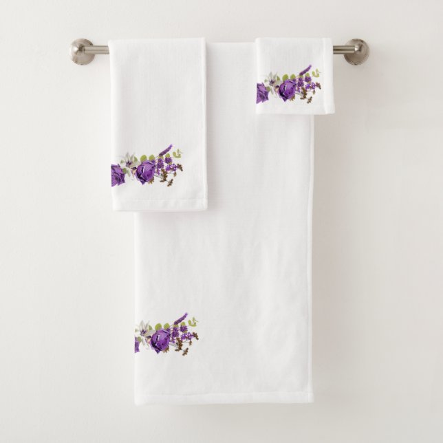Conjunto De Toalhas Flores (Insitu)