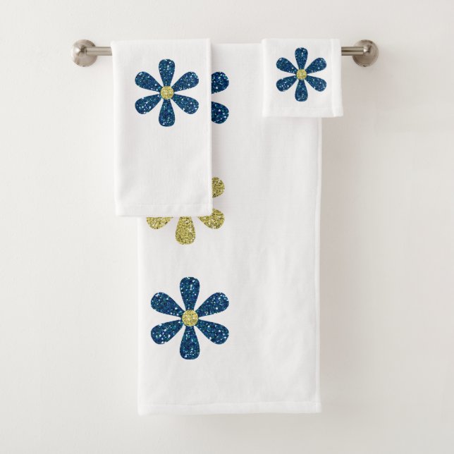 Conjunto De Toalhas Flores Coloridas (Insitu)