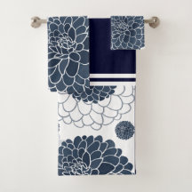 Flores de dália azul-marinho Elegante