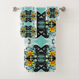 Conjunto De Toalhas Flores de Estilos Clássicos