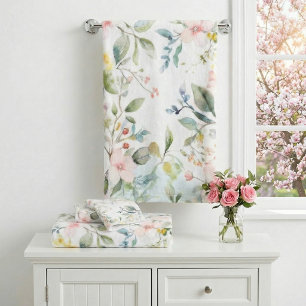 Conjunto De Toalhas Flores de maçã inspiraram