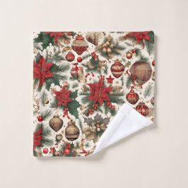 Conjunto De Toalhas Flores de Poinsettia, Decorações de Natal