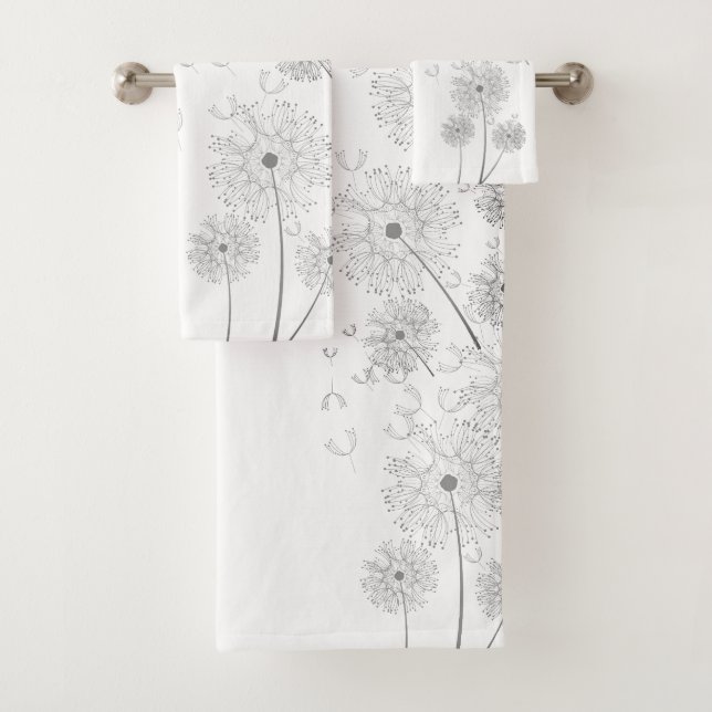 Conjunto De Toalhas Flores Delicadas De Vento (Insitu)