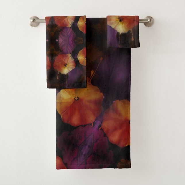 Conjunto De Toalhas Flores Gloriosas da Manhã (Insitu)