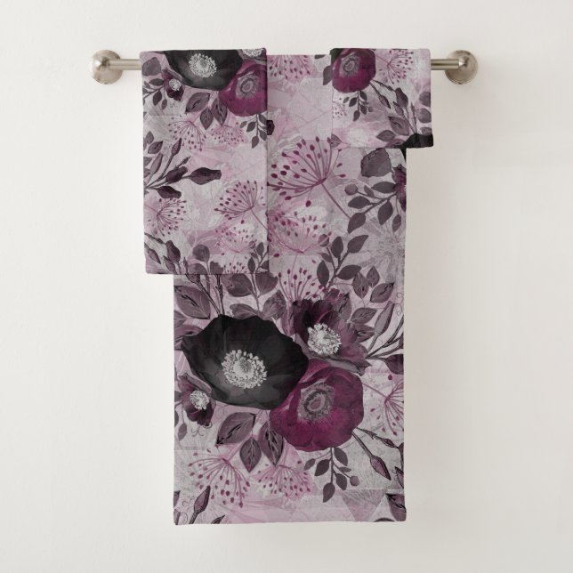 Conjunto De Toalhas Flores impermeáveis. (Insitu)