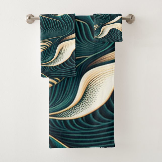 Conjunto De Toalhas Flowing Harmony (Insitu)
