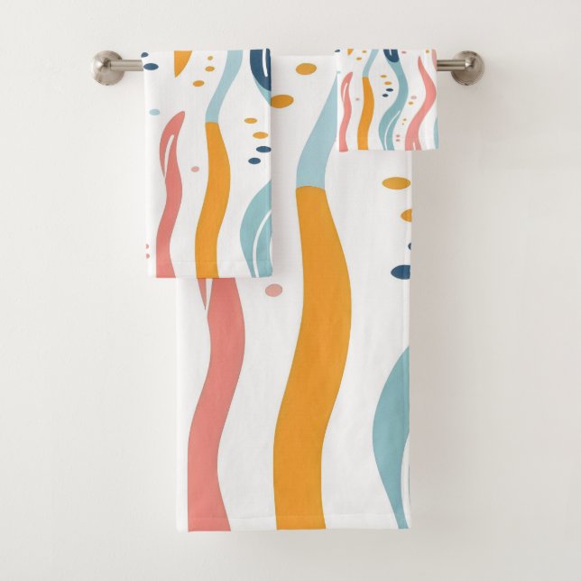 Conjunto De Toalhas Fluxo de bolhas (Insitu)