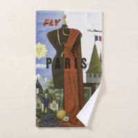 Fly Paris France Viagens vintage