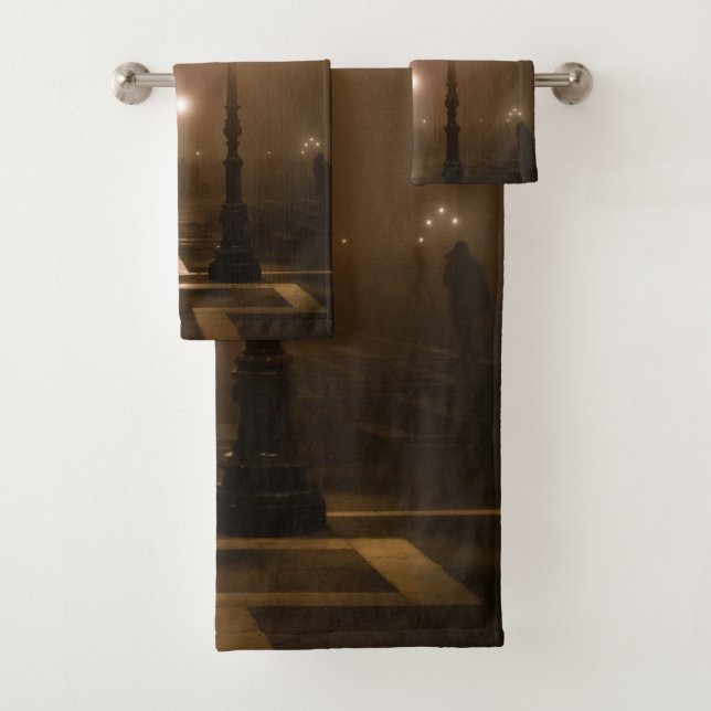 Conjunto De Toalhas Foggy Piazza San Marco, Veneza (Insitu)