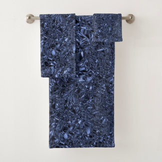 Conjunto De Toalhas Folha de prata de luxo personalizada