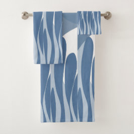 Conjunto De Toalhas Folha e Curva Mortif