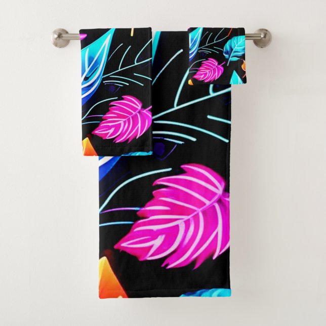 Conjunto De Toalhas Folhagem Tropical: Arte Folha (Insitu)