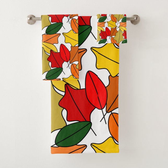 Conjunto De Toalhas Folhas (Insitu)