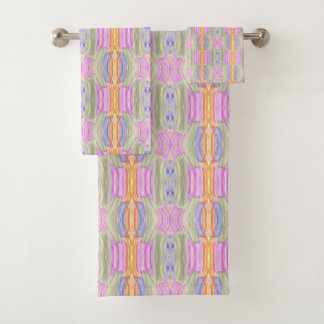 Conjunto De Toalhas Folhas Coloridas