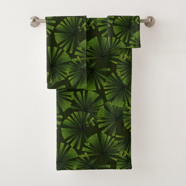 Conjunto De Toalhas Folhas de palma (Insitu)