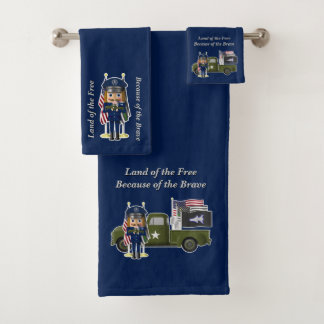 Conjunto De Toalhas Força Espacial Cutcracker com Pequeno Caminhão Mil