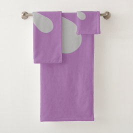 Conjunto De Toalhas Formas de Abstrato mínima moderna