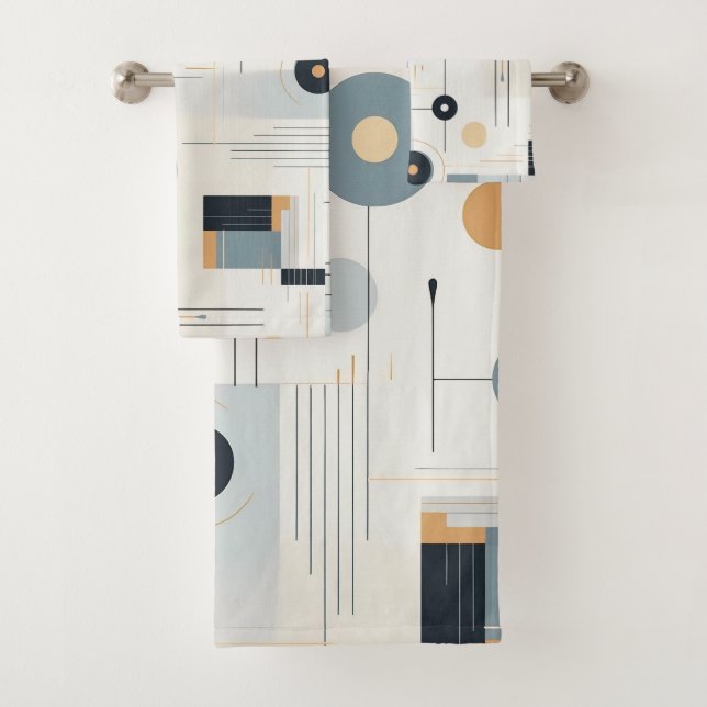 Conjunto De Toalhas Formas geométricas retrorreflectoras (Insitu)