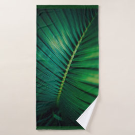 Conjunto De Toalhas Foto de Natureza da Floresta Tropical de Folha Ver