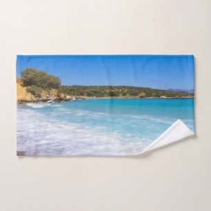 Conjunto De Toalhas Foto do Paraíso na Ilha Tropical Beach