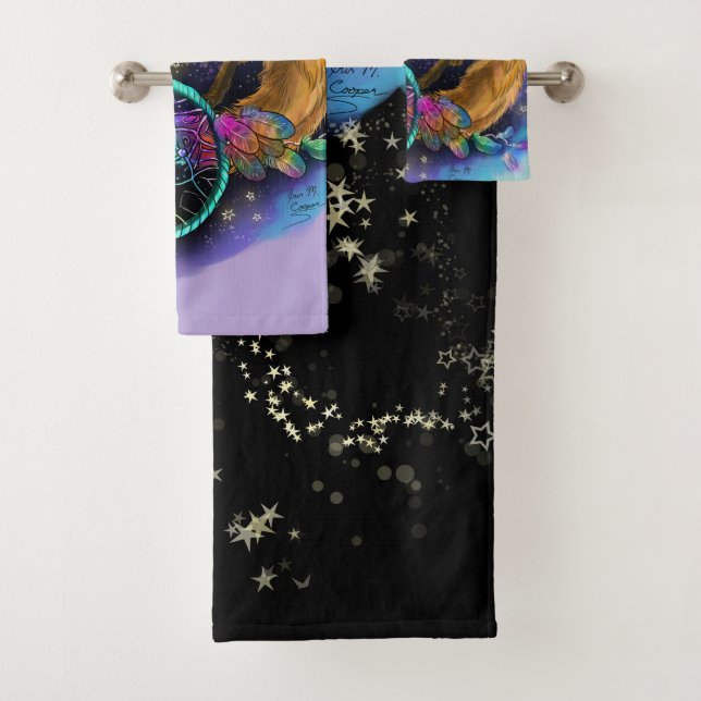 Conjunto De Toalhas Fox do DreamCatcher (Insitu)