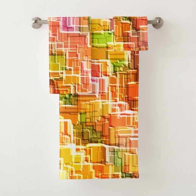 Conjunto De Toalhas Fragmentação exagerada de arremessos quadrados emb (Insitu)