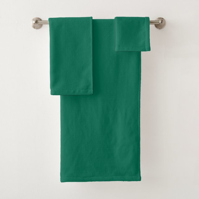 Conjunto De Toalhas Frasco verde (cor sólida) (Insitu)