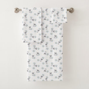 Conjunto De Toalhas Frenchies e Daisies
