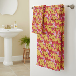Conjunto De Toalhas Friends Bath Towel Set