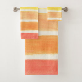 Conjunto De Toalhas Frisas Falsiformes de Creme