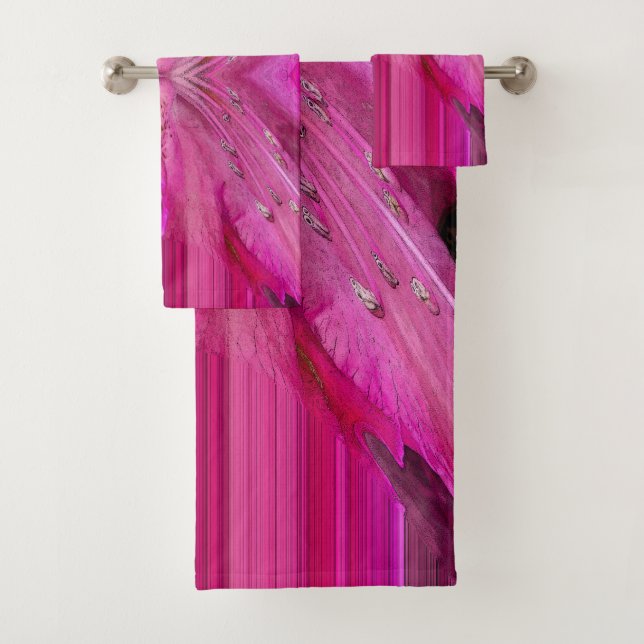 Conjunto De Toalhas Fuchsia fantasy (Insitu)