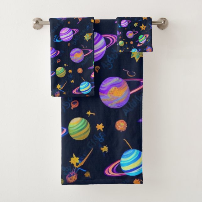 Conjunto De Toalhas Galactic Wonderland - (Insitu)