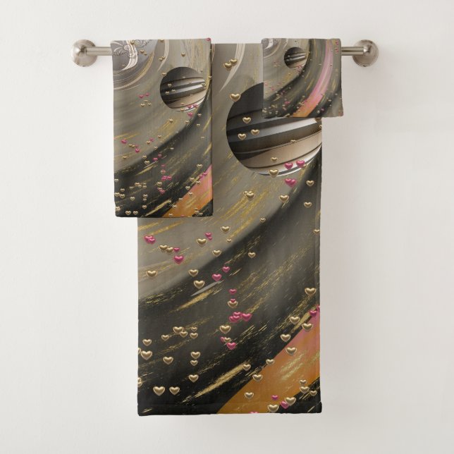 Conjunto De Toalhas Galáxia de Amor Cósmico (Insitu)