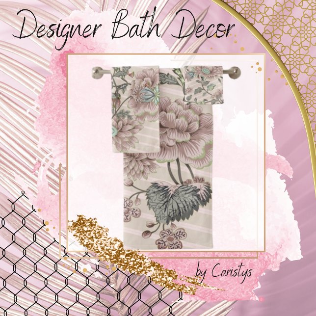 Conjunto De Toalhas Galeria Floral Clássica (Criador carregado)