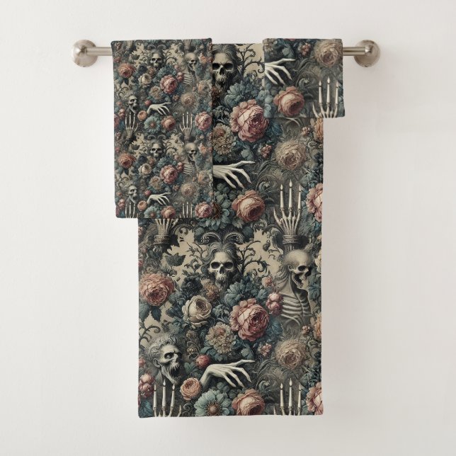 Conjunto De Toalhas Gambit Ghoul - Vitoriano Gótico (Insitu)