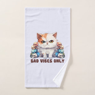 Conjunto De Toalhas Gato Bestiço - Apenas Víblias Más