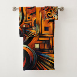 Conjunto De Toalhas Gato de Cubismo