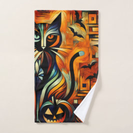 Conjunto De Toalhas Gato de Cubismo