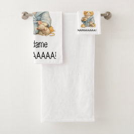Conjunto De Toalhas gato modelo