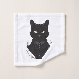 Conjunto De Toalhas Gato Negro Encantado de Salem