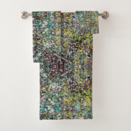 Conjunto De Toalhas Geared Toward Abstract Art Design Lover