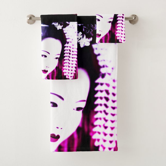 Conjunto De Toalhas Geisha (Insitu)