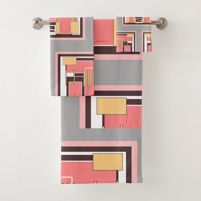 Conjunto de Toalhas Geográficas do meio século (Insitu)