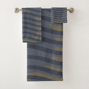 Conjunto De Toalhas geometria das ondas herbáceas padrões modernos
