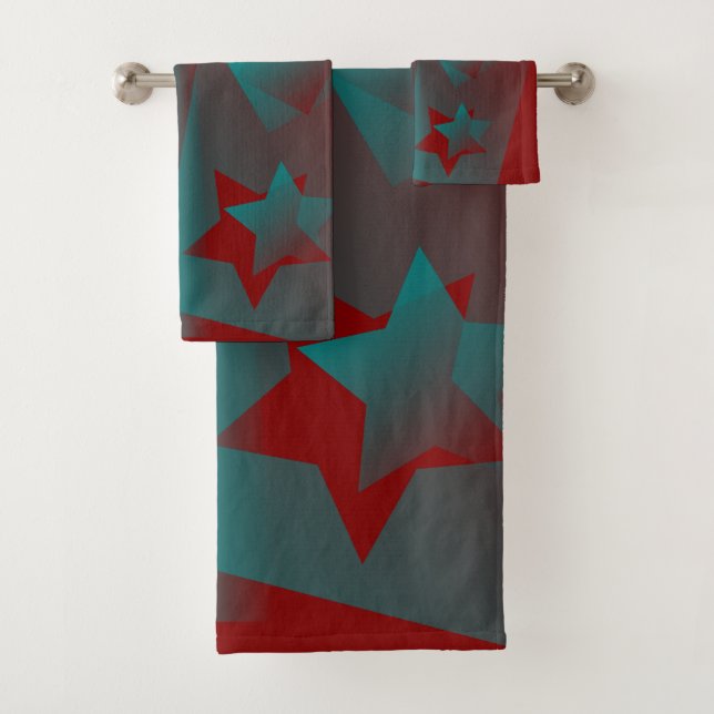Conjunto De Toalhas geometria retorcida (Insitu)