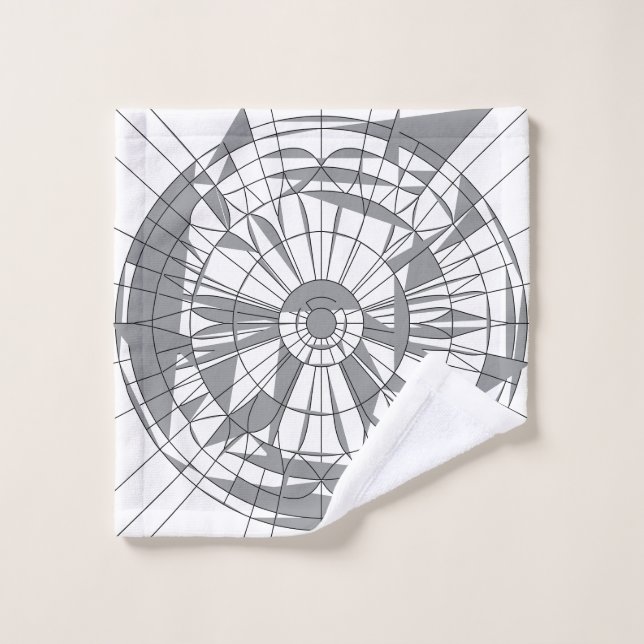 Conjunto De Toalhas Geometric Mandala Pattern (Pano de lavar)