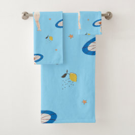 Conjunto De Toalhas Georges Barbier Au Lido 1924 Ilustração de Moda