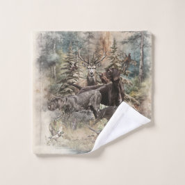 Conjunto De Toalhas German Wirehaired Pointer